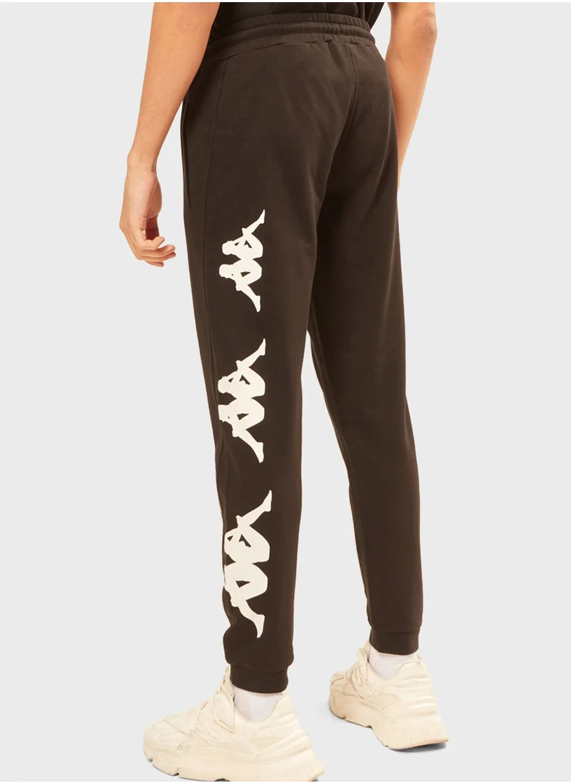 Kappa Logo Drawstring Sweatpants