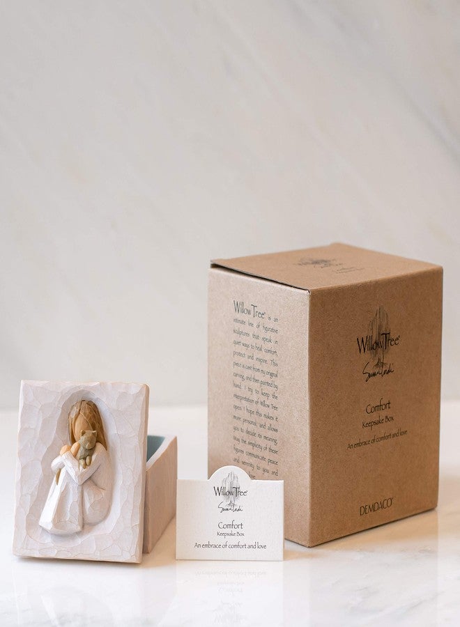 Willow Tree Comfort, sculpted hand-painted Keepsake Box - Image 5