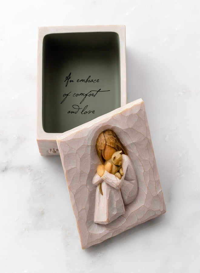Willow Tree Comfort, sculpted hand-painted Keepsake Box - Image 3
