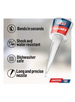 Loctite Loctite Precision, Strong All Purpose Liquid Adhesive for Accurate Repairs, controlled application on hard to reach surfaces, bonds in seconds, waterproof, multi material, DIY, super glue, 5g  - Image 3