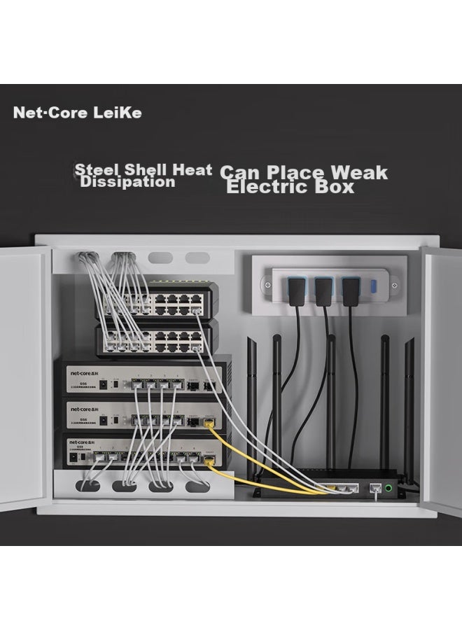 Netcore Gs9 9-port Enterprise-grade Switch With 8 2.5g Electrical Ports + 1 10g Sfp Optical Port, Compatible With 1g Optical And Electrical Modules, Gigabit Network Splitter - Image 2