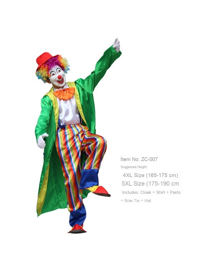 Loquat Adult Clown Costume - The Perfect Choice for Carnival Parties 