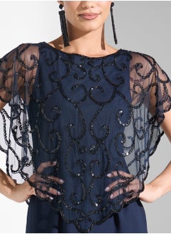 Adrianna Papell Embellished Maxi Dress  - Image 3