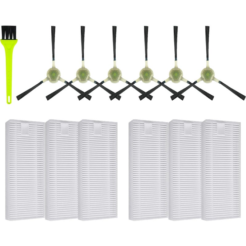 Avaenzo Lefant M210P M210 Pro Replacement Filters and Side Brushes - (NOT for 5.3x2 Inch Filter) - Please Verify Your Model Before Purchase - Image 1