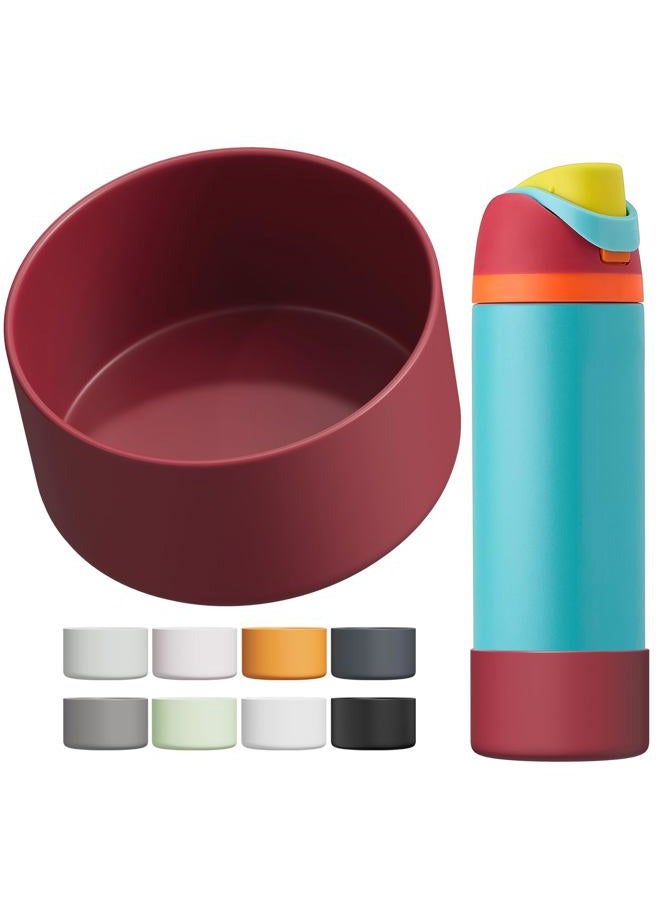 Affute Silicone Boot for Owala Water Bottle 24 oz, Anti-Slip Protective Sleeve for FreeSip/Twist/Flip Water Bottles,BPA Free,Bottom Bumper Cover Protects Water Bottles from Scratches(Summer Sweetness) - Image 1