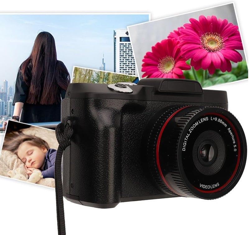 16MP 1080P Digital Camera with 16X Zoom Anti Shake Auto Focus Compact Travel Vlogging Camera - Image 4