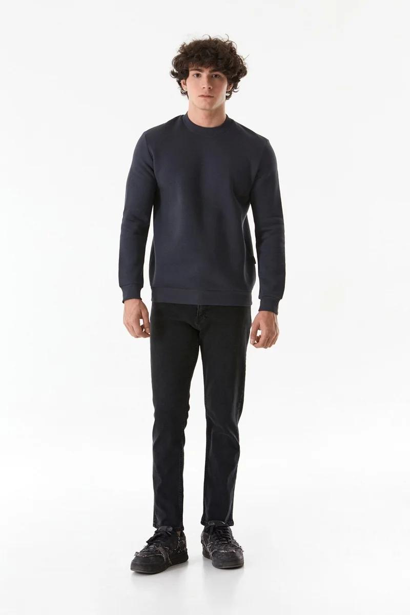 فولامودا Basic Crew Neck Sweatshirt