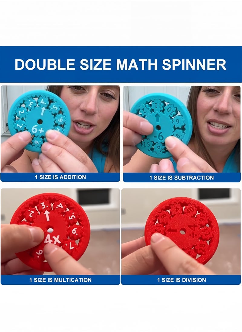 Math Fidget Spinner, Math Fact Fidget Spinners, Math Multiplication Fidget Spinner, Math Fidget Toy Multiplication, Math Learning & Education Toys Game