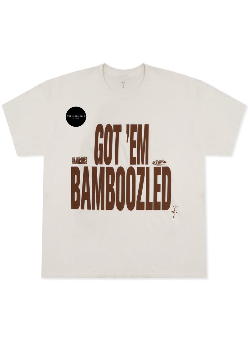 Travis Scott Franchise Promo Bamboozled T-Shirt White  - Image 1