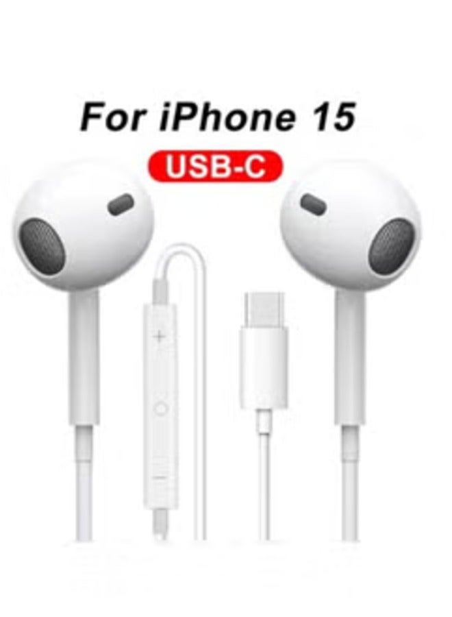 ELTRAZONE Universal Wired Earbuds with HiFi Bass and Mic – Type-C & 3.5mm Compatibility for Samsung, Xiaomi, iPad - Image 1