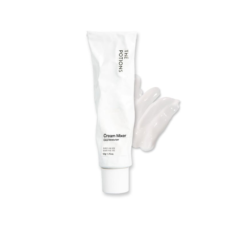 The Potions Cica Complex Moisturizer Cream Mixer for Skincare l Korean Skincare, Cruelty-free, Hypoallergenic - 50g - Image 1