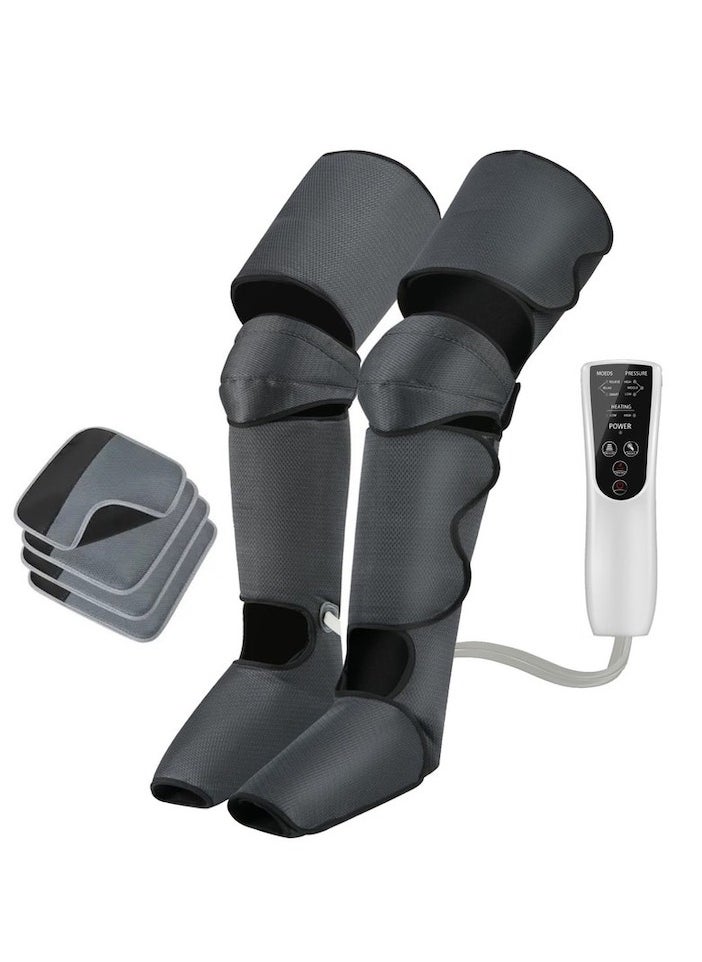 Full Legs Massager, Air Pressure Air Wave Heat Compress, Leg Massager, with Heart Gift for Mom and Dad