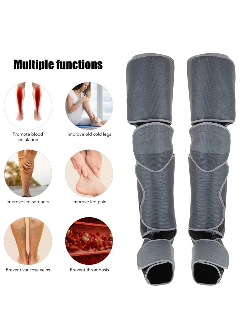 Full Legs Massager, Air Pressure Air Wave Heat Compress, Leg Massager, with Heart Gift for Mom and Dad