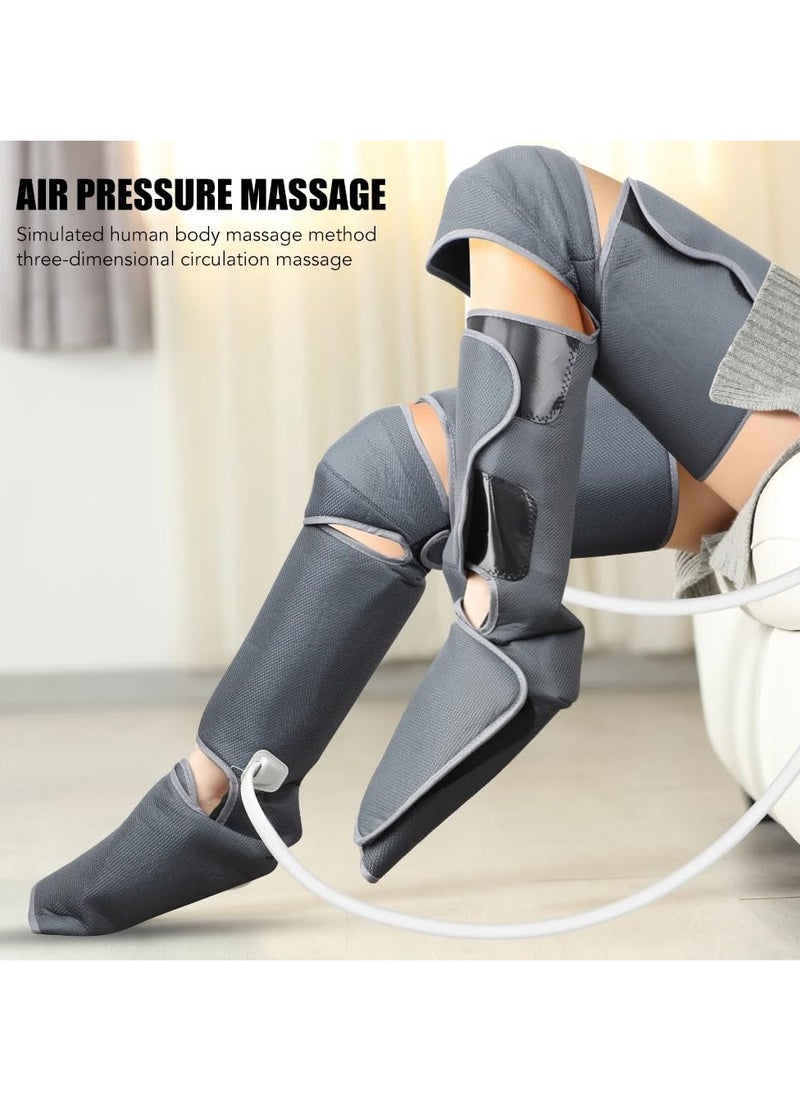 Full Legs Massager, Air Pressure Air Wave Heat Compress, Leg Massager, with Heart Gift for Mom and Dad