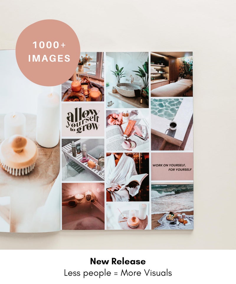 Lamare Vision Board Book - 1000+ Aesthetic Vision Board Images & Motivational Quotes, Vision Board Supplies, Vision Board Kit, Collage Book for Manifestation, Self Care & Goal Setting - Image 2