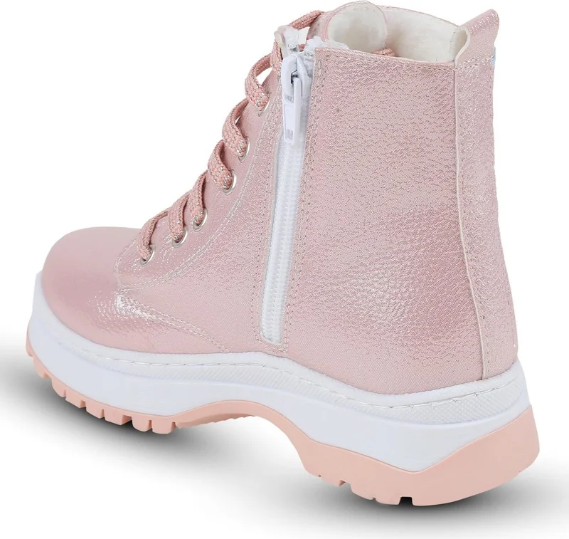 Kaptan Junior Girl's Boots Orthopedic with Fur Inside