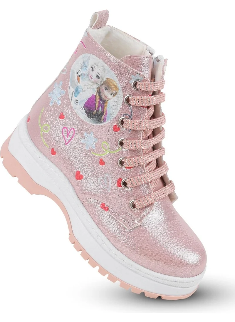 Kaptan Junior Girl's Boots Orthopedic with Fur Inside