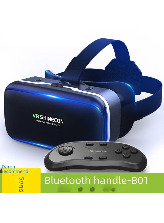 Smart VR Glasses Head Mounted Mobile Virtual Reality Magic Mirror G04 Digital 3D Glasses Gaming Experience With High Resolution-Color:HD VR 032 Mini Remote Control - Image 3