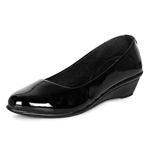 Denill Women Wedge Style Bellies UK- 7 Black - Image 1