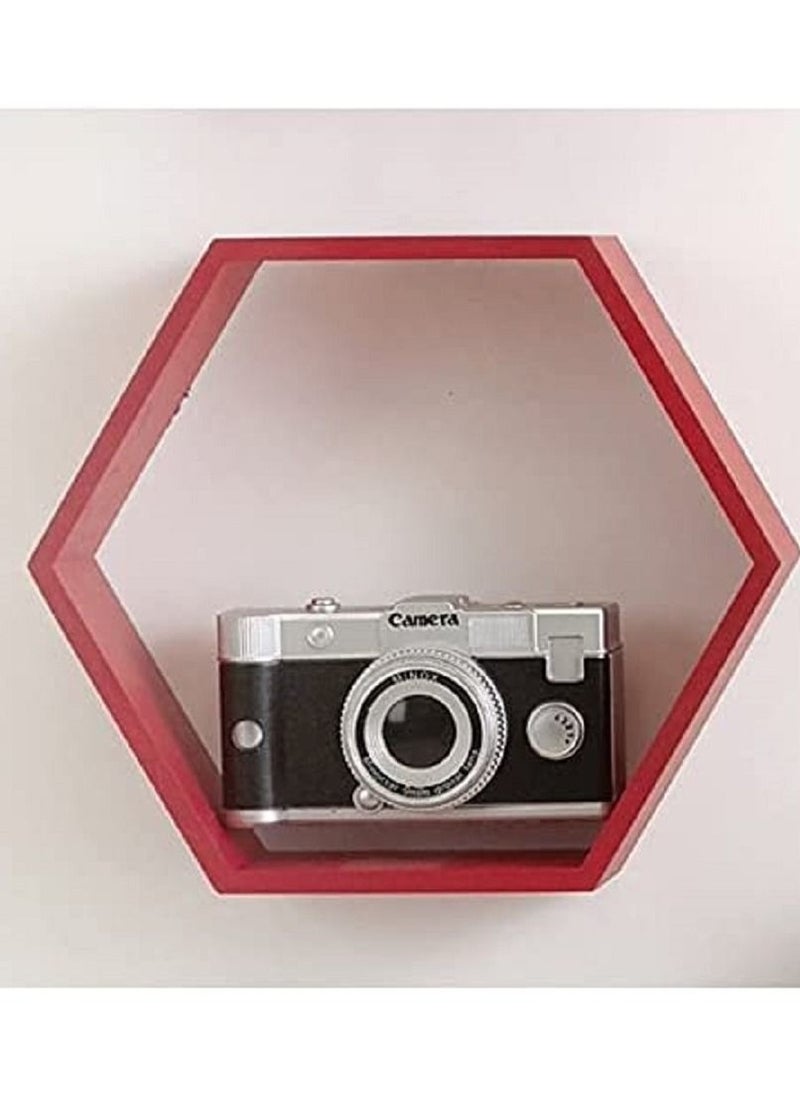 Generic - Set of 3 hexagonal shelves - Image 1