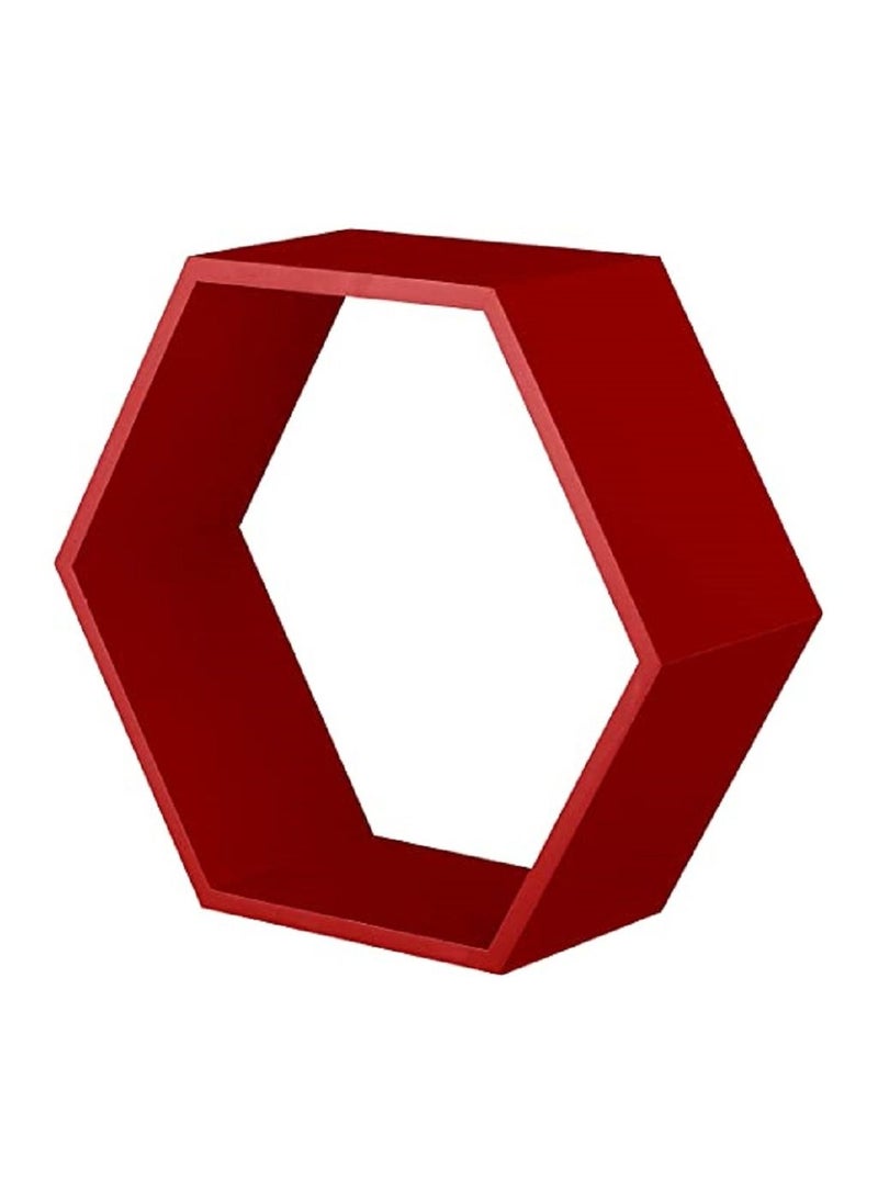 Generic - Set of 3 hexagonal shelves - Image 1