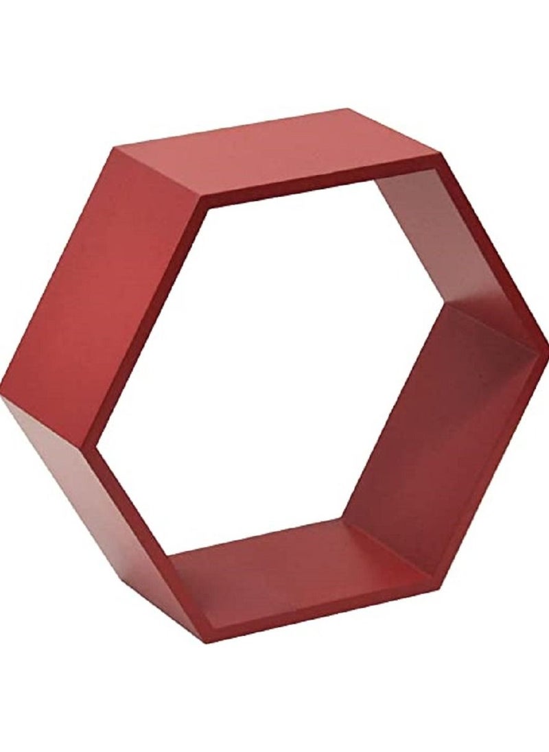 Generic - Set of 3 hexagonal shelves - Image 1