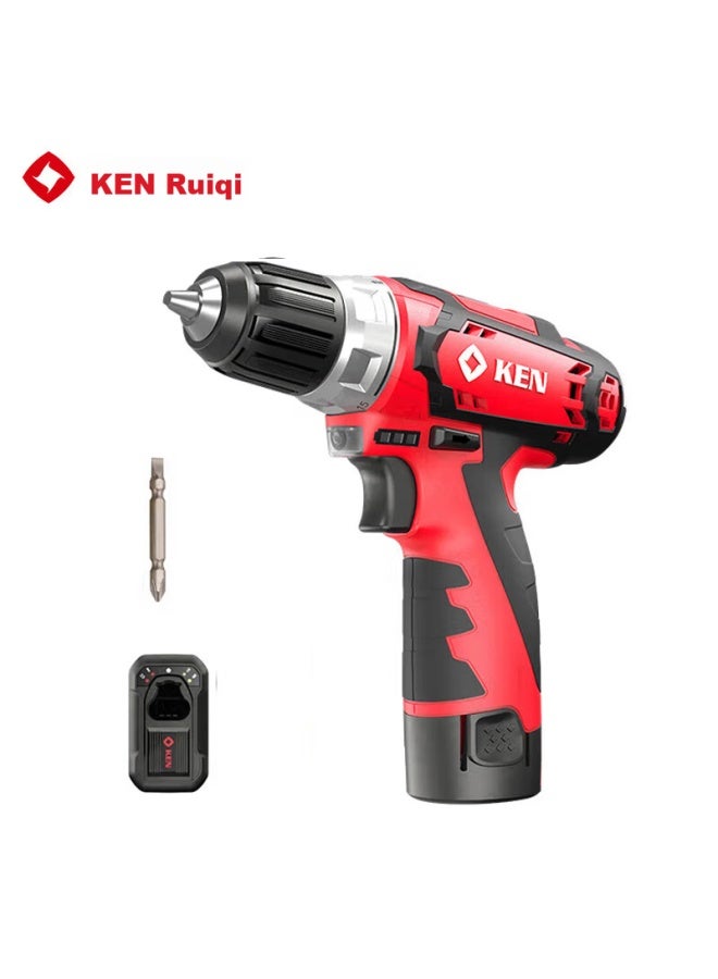 KEN Ruiqi Lithium Battery Drill, Hand Drill, Rechargeable Drill, Q Drill, 12v Single Battery, Multi-functional Industrial Electric Screwdriver, Hole Puncher - Image 4