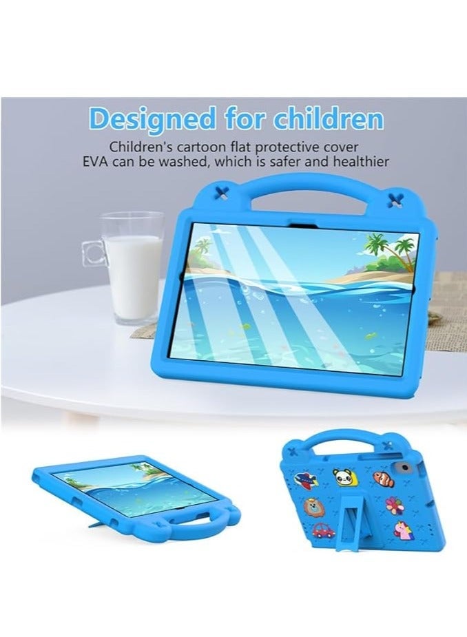 Lenovo Tab M10 Plus 3rd Gen 10.6 Inch Kids Tablet Case 2022, Eva Heavy Duty Shock Protective Case with Folding Stand, Baby Bear Cartoon Protector with Kids Shoulder Strap - Image 2
