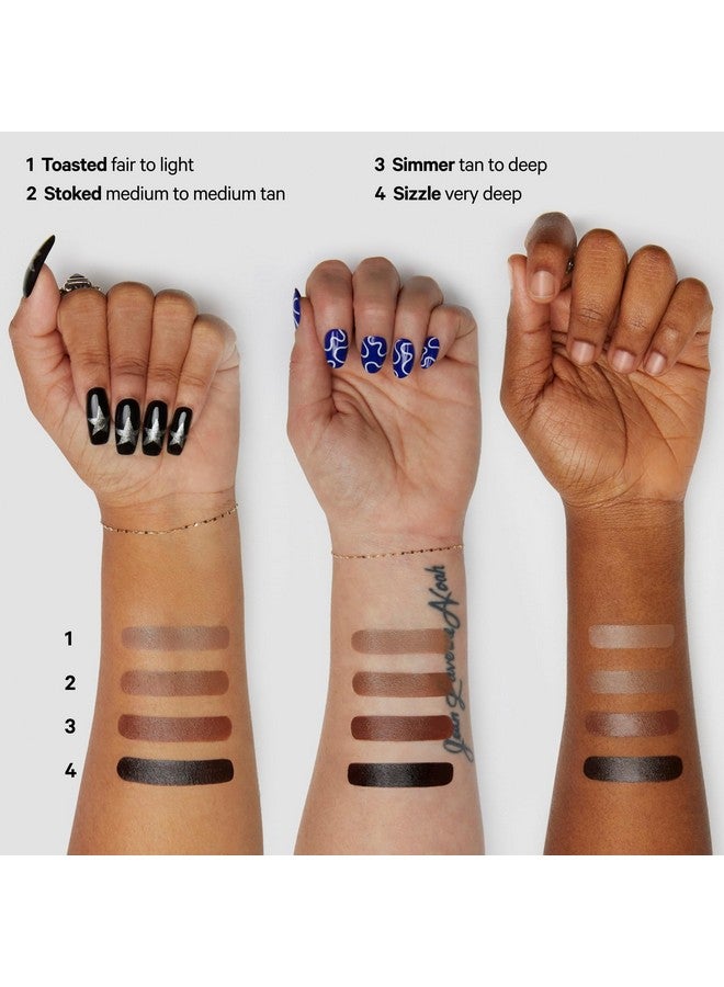 ميلك ميكب عصا تحديد الوجه ميلك ميك أب - كريم كونتور بتركيبة باردة اللون مع خلاصة الزعتر وزبدة المانجو - تركيبة مرطبة وقابلة للبناء تضيف عمقًا وأبعادًا - معززة (بني متوسط إلى متوسط)، 0.19 أونصة - Image 4