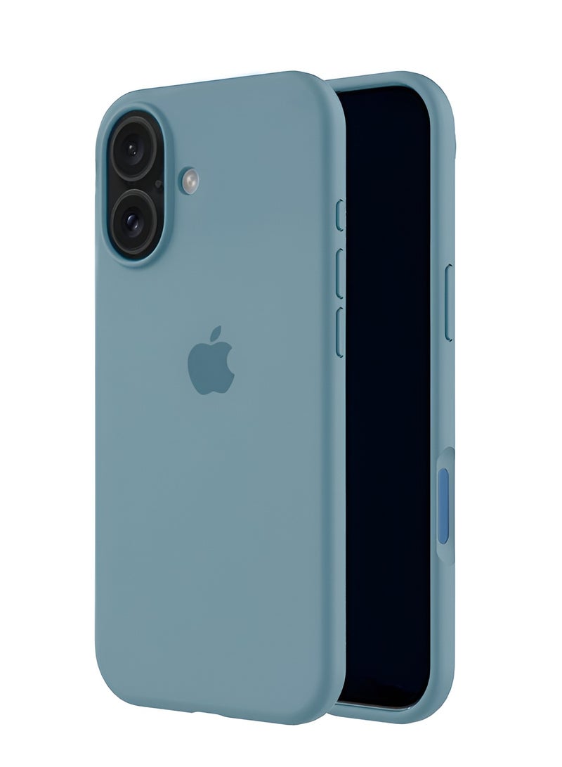 جراب iPhone 17 من السيليكون السائل الفاخر، غطاء هاتف ناعم مغطى بالكامل بثلاث طبقات لهاتف iPhone 17، بطانة من الألياف الدقيقة مضادة للخدش، جراب هاتف iPhone 17 مقاس 6.3 بوصة - Image 1