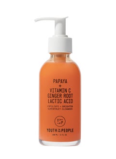 Youth To The People Youth To The People Superfruit Gentle Exfoliating Facial Cleanser (5 fl oz), Papaya and Vitamin C Face Wash, Exfoliate + Brighten, Radiant + Glowing Skin, Energizing Scent, Vegan  - Image 1