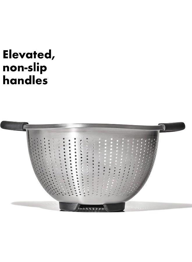 OXO Good Grips Stainless Steel 3 Qt./ 2.8L Colander - Image 2