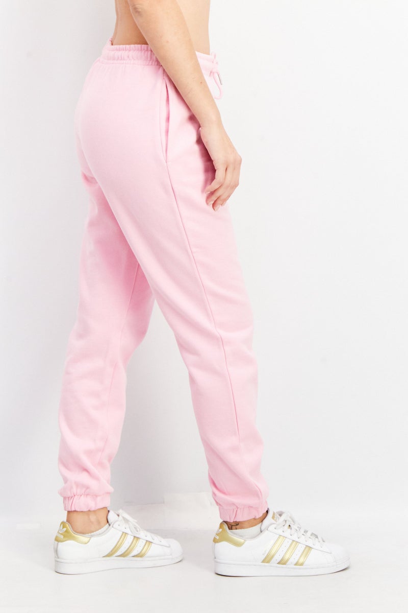 Ellesse Women Sportswear Fit Brand Logo Jogger Pants, Pink - Image 3