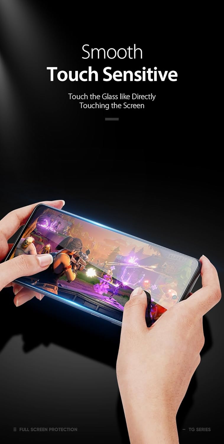 XTRENGTH Advanced HD+ Tempered Glass Screen Protector Designed for Samsung Galaxy M55 / M55s / F55 5G - Edge to Edge Full Screen Coverage with Easy Installation Kit (Anti-Scratch) - Image 5