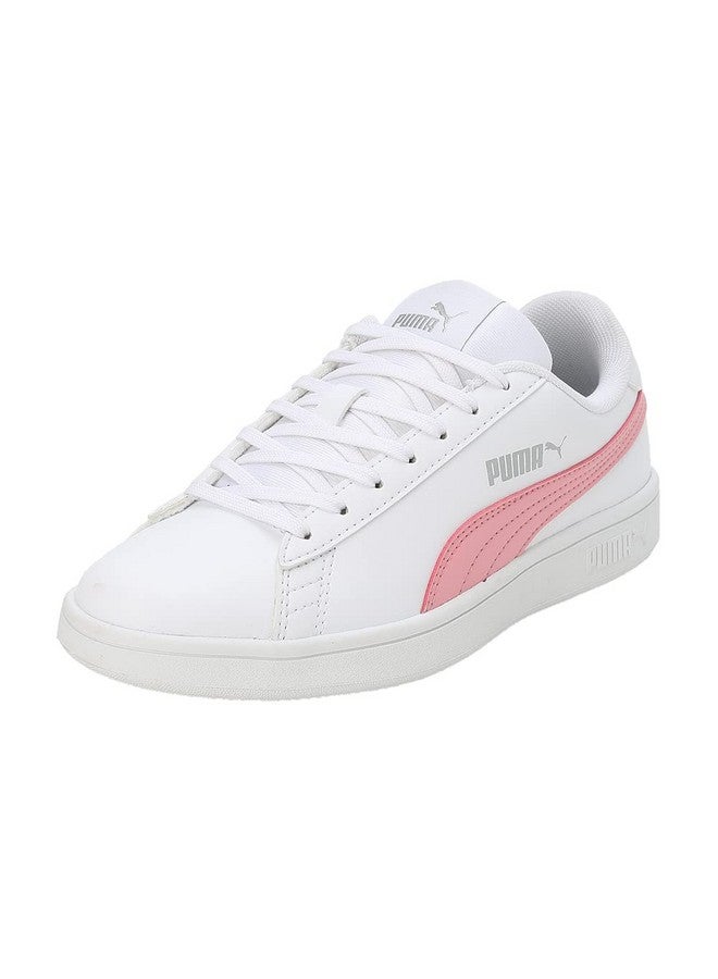 Puma Womens Smashic Wmn White-Peony-Matte Silver Sneaker - 4UK (39511102) - Image 1
