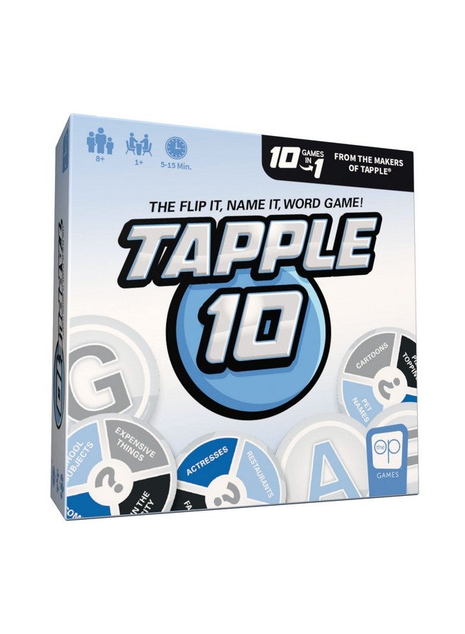 USAopoly USAopoly Tapple 10 | Featuring 10 Different Games in 1 | Fast-Paced Fun Family Card Game in Portable Packaging | 1 or More Players, Ages 8+  - Image 1