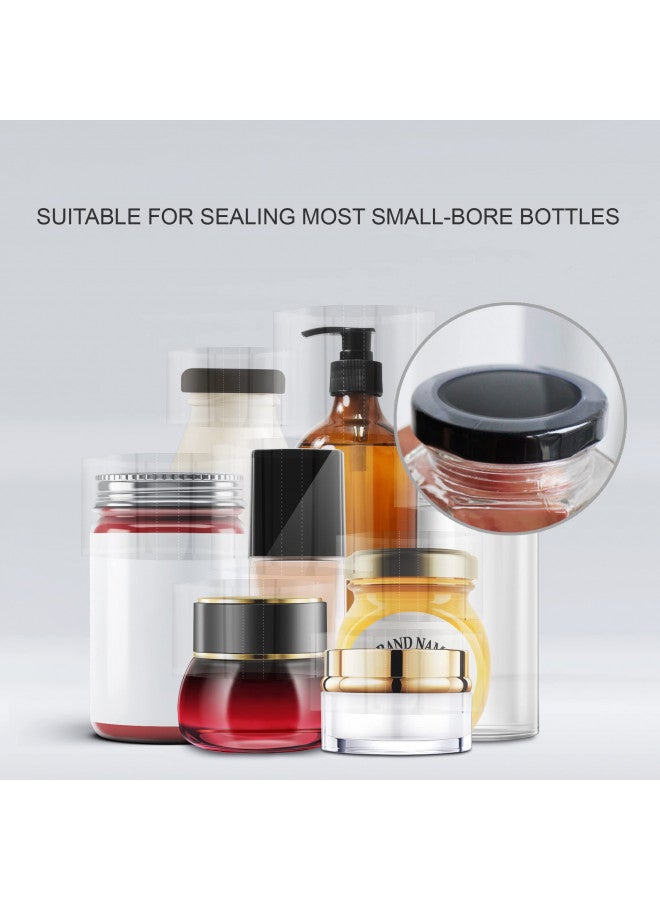 AOUKAR Shrink Wrap Bands for Bottles Jars Seals Shrinkable Plastic Sealer Heat Shrink Bands Cap Seal for Jars Bottles Mouth Shrink Bag Refillable Shrink Wrap Container200 Pieces5.3 x 1.1Inch135 x 28mm  - Image 3