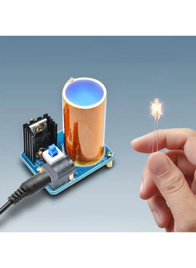 DIY Mini Tesla Coil Module Kit 1 Set Of Spare Parts Electronic Science Project - Image 1