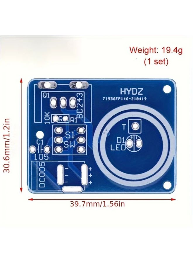 DIY Mini Tesla Coil Module Kit 1 Set Of Spare Parts Electronic Science Project - Image 2