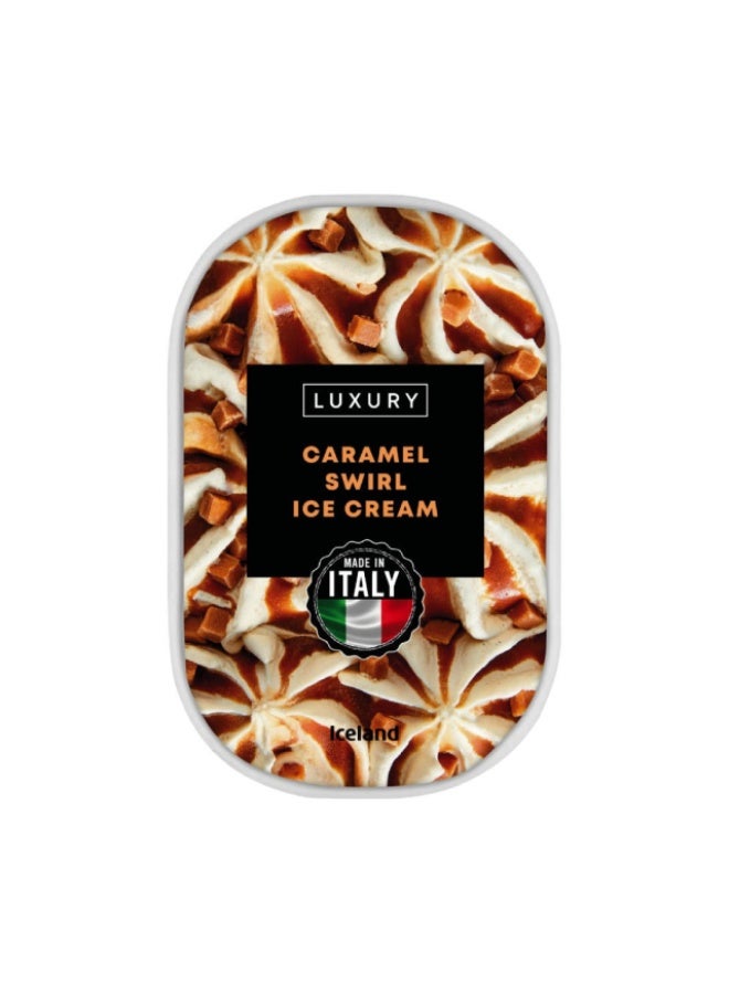 Ice Cream Tub, Caramel Swirl 900ml, Italy