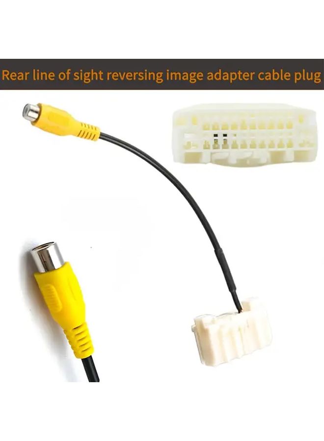 1 قطعة كاميرا احتياطية هارنس RCA إلى محول شاشة ستيريو OEM كابل إدخال كاميرا الرؤية الخلفية - Image 1