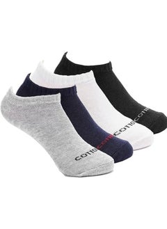 COTTONIL Set of 4 Mini Socket Socks for Unisex 