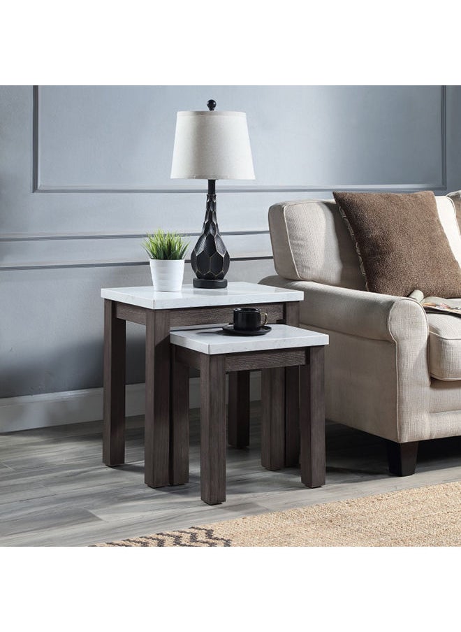 Home Box - طاولات تعشيق من الرخام أرلينغتون بقطعتين - Image 1