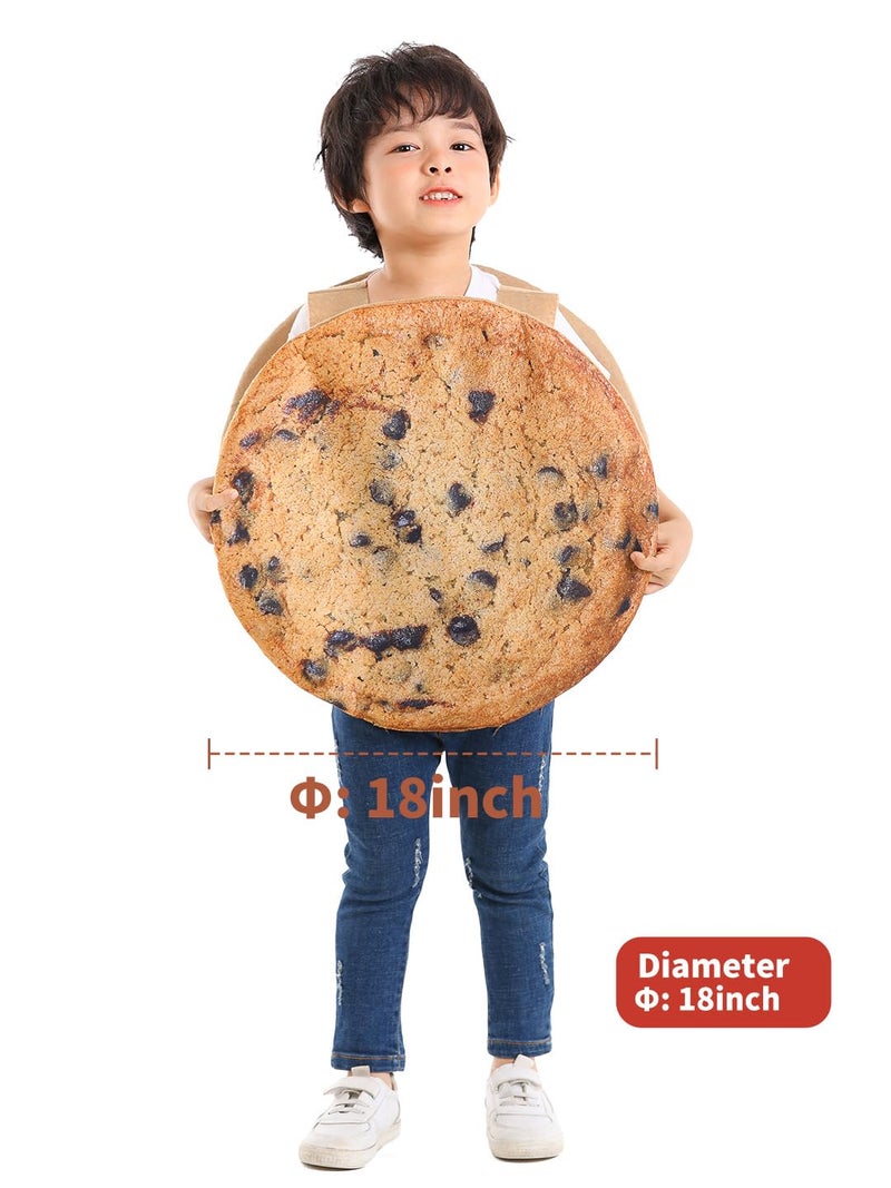 Seasons Chocolate Chip Cookie Costume, Funny Food Halloween Costume for Toddler - Image 4
