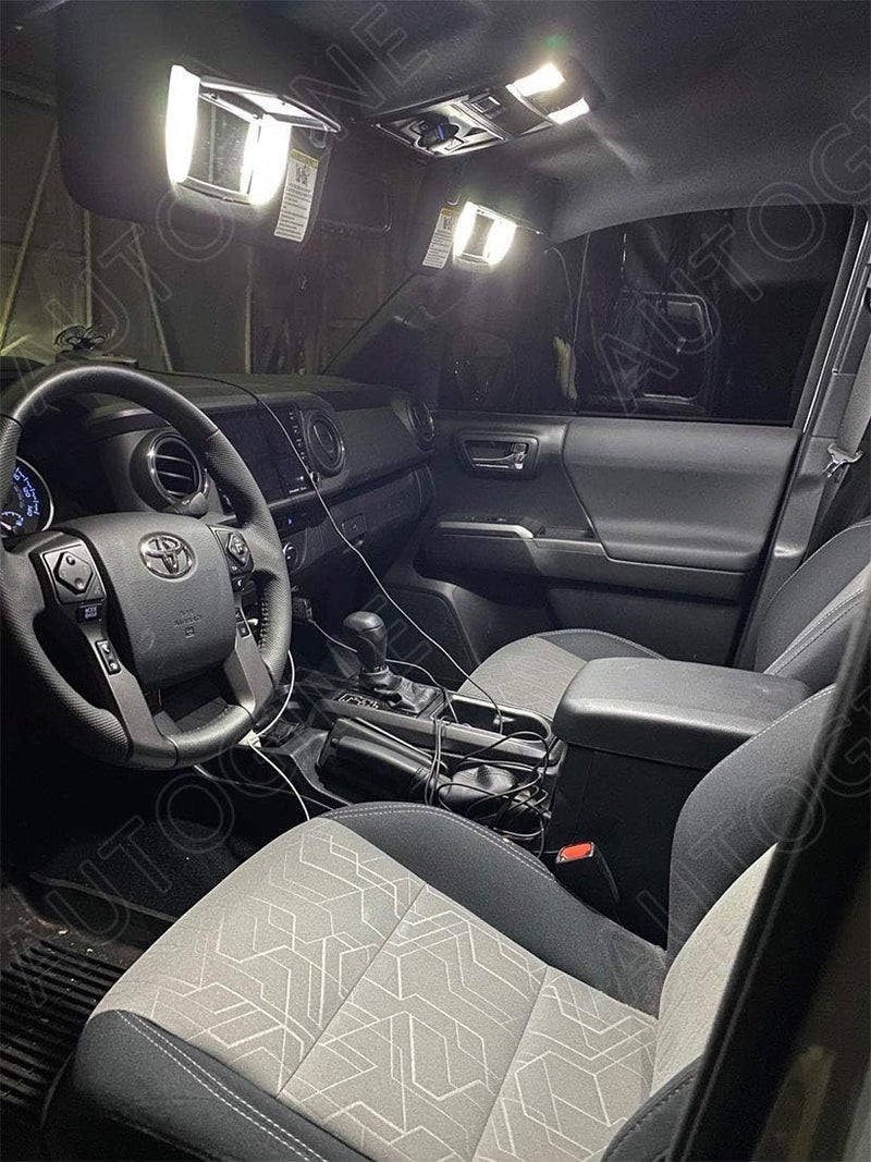 AUTOGINE 18 Piece White Interior LED Lights Kit for Toyota Sequoia (2001-2007) - Super Bright 6000K LED Bulbs with Installation Tool - Image 4