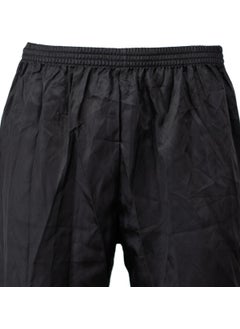 Oppland Men's Satin Fabric Shorts Solid Color Elastic Waist No Pocket Lightweight Fabric  - Image 2