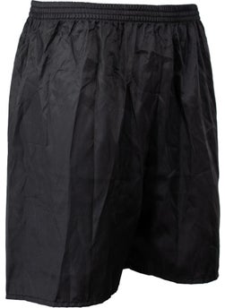 Oppland Men's Satin Fabric Shorts Solid Color Elastic Waist No Pocket Lightweight Fabric  - Image 3
