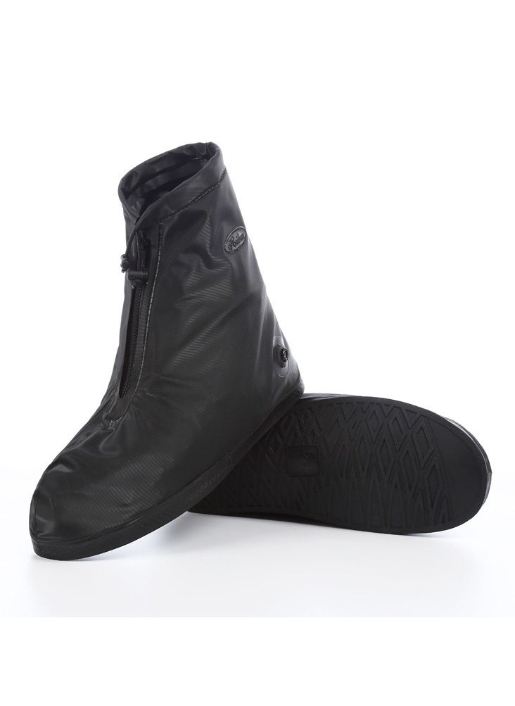 Loquat Children's Mid Tube Rain Boots Black 