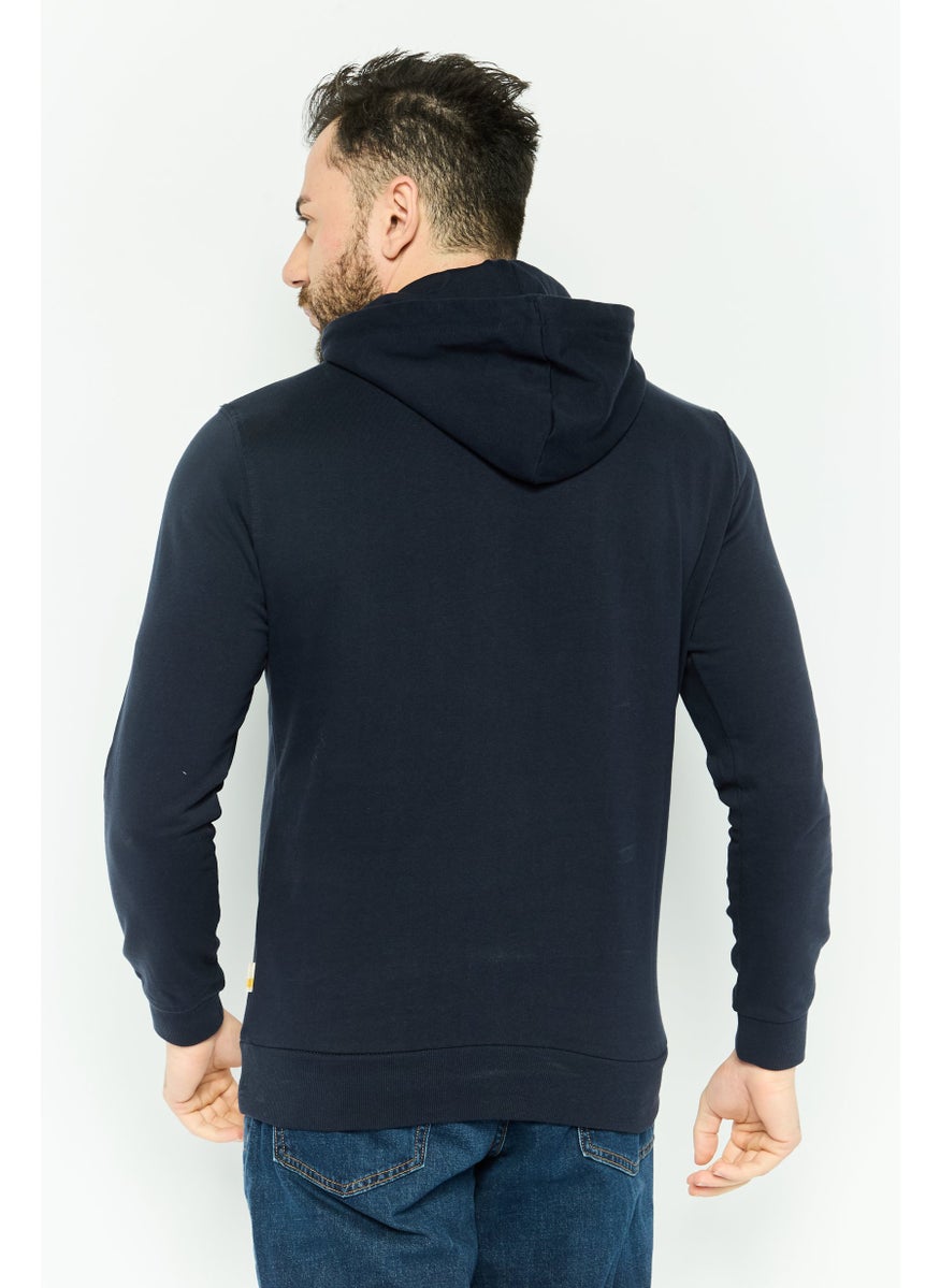 Men Hooded Graphic Long Sleeves Sweatshirt, Navy - pzsku/Z3765B5D4E5547DD84BD9Z/45/_/1737642551/97df0383-db0f-4738-826c-08b9c4eb27b7