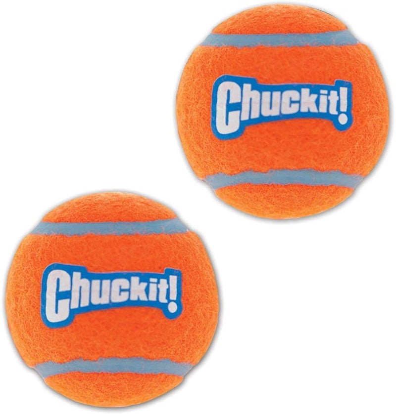 Chuckit 6 Pack of Tennis Balls Small Launcher Compatible Dog Toys - Image 2